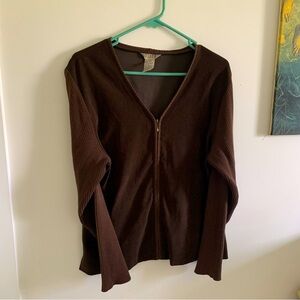 Vintage Zip-up Cardigan
